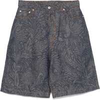 Pantaloni scurti Jacquard Denim Bermuda Shorts Barbati