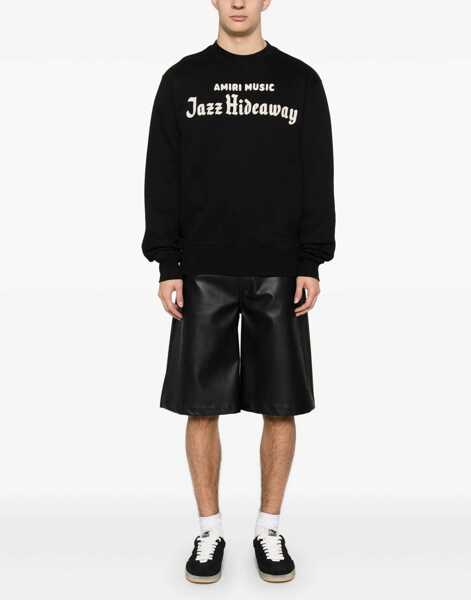 Bluze de trening AMIRI Jazz Hideaway Crew Sweatshirt BLACK Barbati (BM 17447746) 2