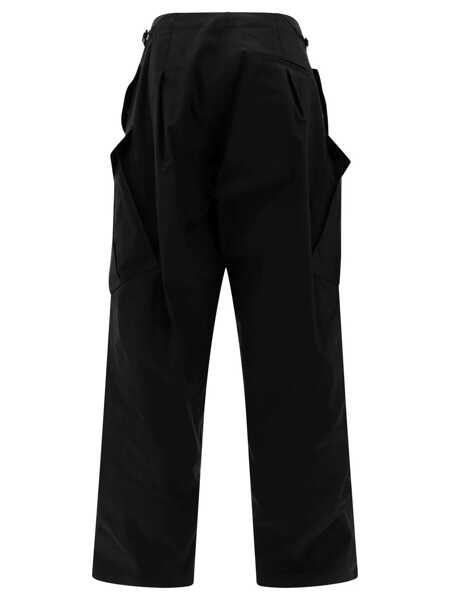 Pantaloni casual Alexander McQueen Oversize cargo trousers Black Femei (BM 17448141) 2