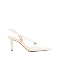 Sandale cu toc MICHAEL KORS JAIDA CREAM SLINGBACK PUMPS Femei