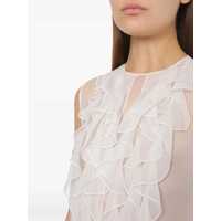 Topuri Alberta Ferretti Dama - Topuri Alberta Ferretti Alberta Ferretti Top Chiffon PINK Femei (BM 17448525) - B-mall.ro