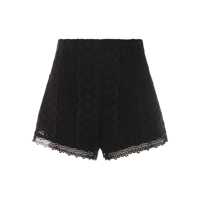 Pantaloni casual Charo Ruiz Black Cotton Blend Shorts Femei