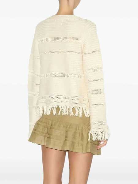 Pulovere Isabel Marant Isabel Marant Azilis Jersey Beige Femei (BM 17450100) 3