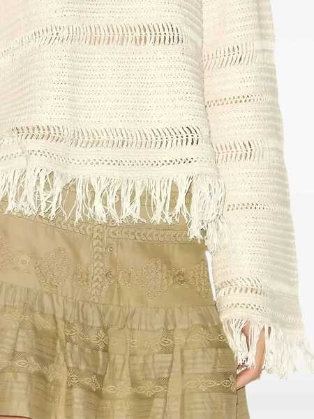 Pulovere Isabel Marant Isabel Marant Azilis Jersey Beige Femei (BM 17450100) 4
