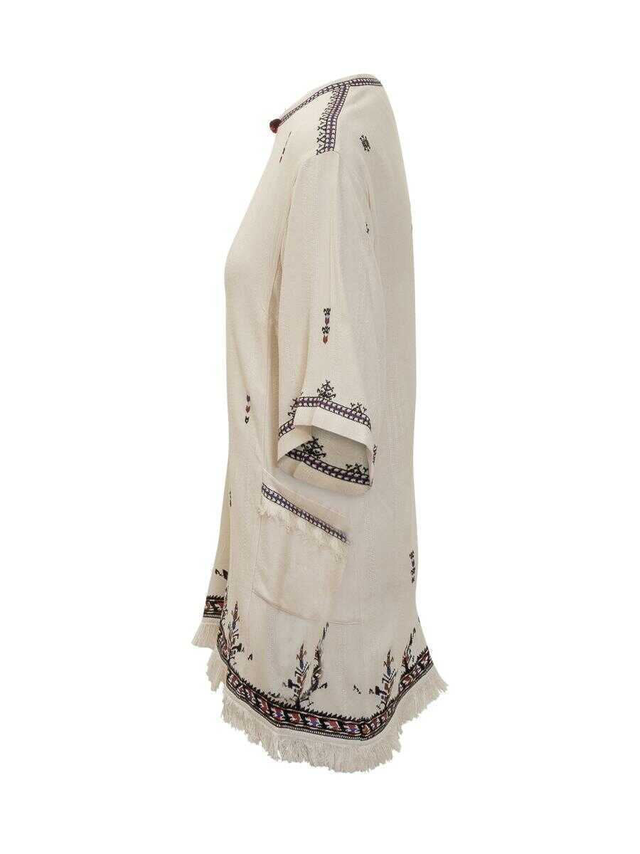 Rochii Isabel Marant Isabel Marant Kressy Dress WHITE Femei (BM 17450106) 3