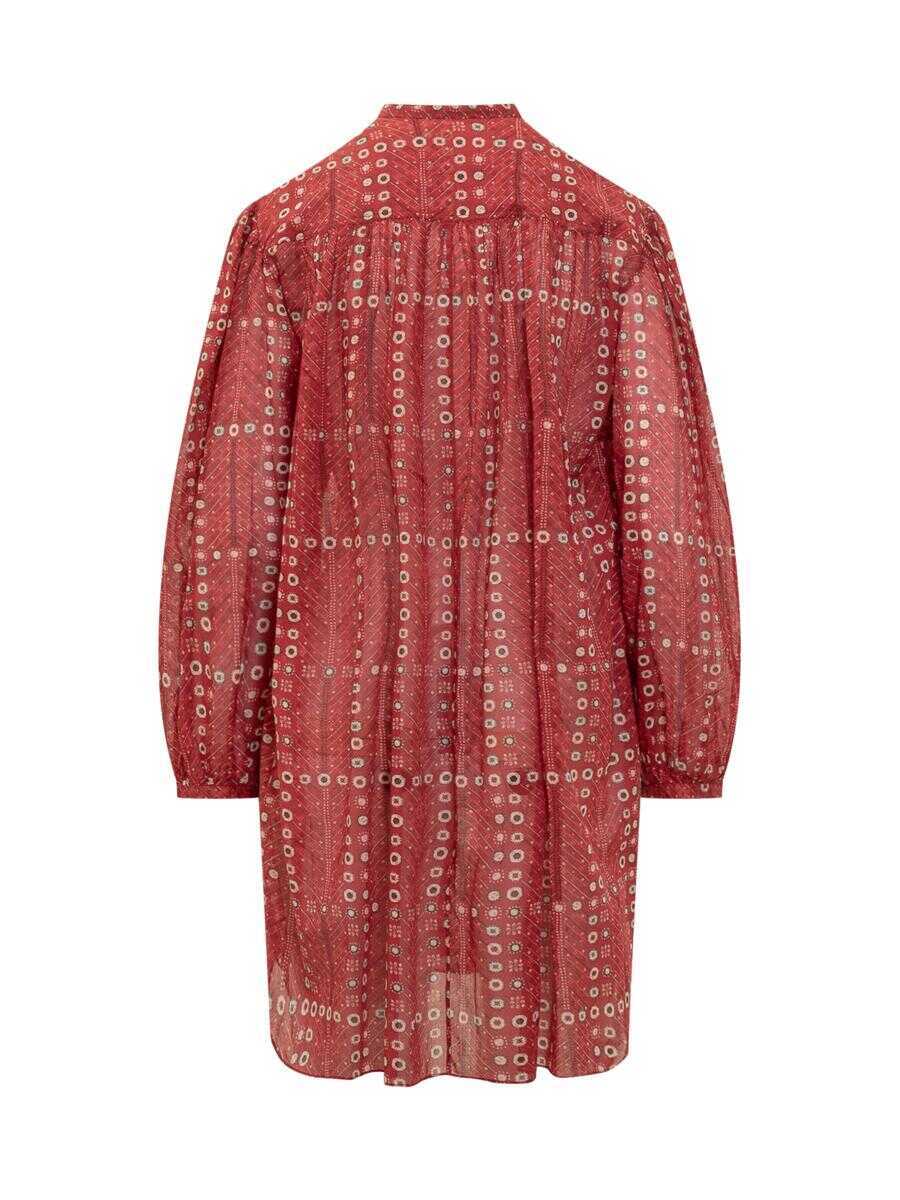 Rochii Isabel Marant Isabel Marant toile Melinda Dress RED Femei (BM 17450124) 2