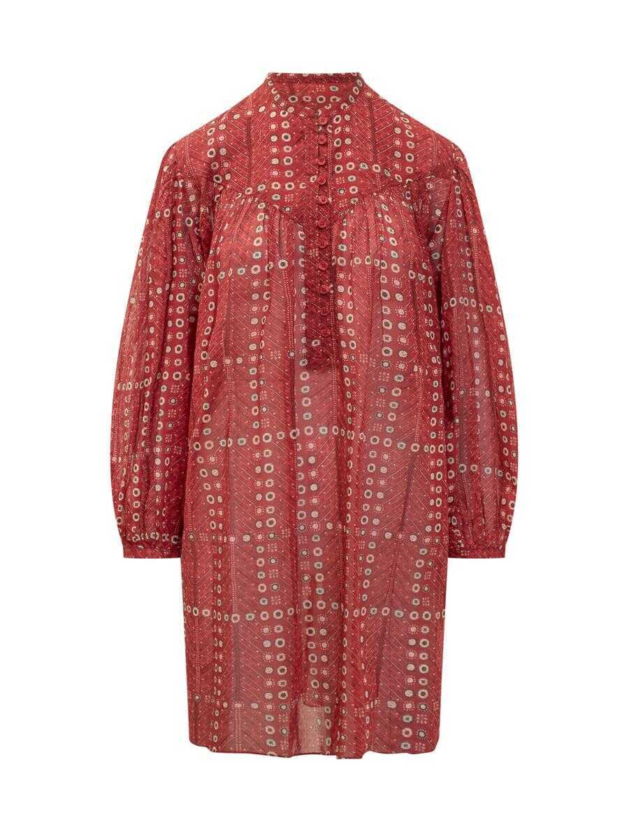 Rochii Isabel Marant Isabel Marant toile Melinda Dress RED Femei (BM 17450124) 1