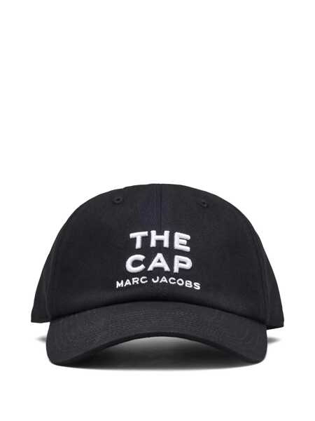 Sepci Marc Jacobs Marc Jacobs Logo Cotton Baseball Cap Black Femei (BM 17450268) 1