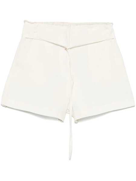 Pantaloni casual Patrizia Pepe Patrizia Pepe Shorts WHITE Femei (BM 17450286) 1
