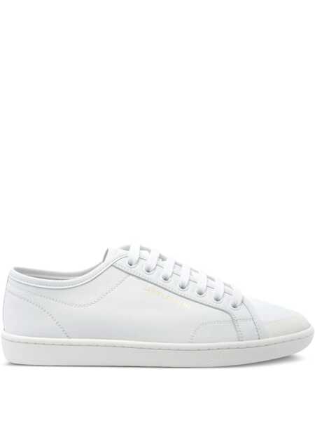 Sneakers Saint Laurent Saint Laurent Gym Leather Sneakers WHITE Femei (BM 17451543) 1