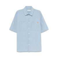 Camasi Maison Kitsuné Short-Sleeved Shirt Barbati