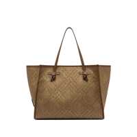 Genti de mana Gianni Chiarini Marcella Canvas And Leather Shopping Bag Femei