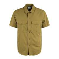 Camasi Paul Smith Khaki Recycled Polyester Bubble Seersucker Shirt Barbati