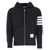 Thom Browne Thom Browne '4 Bar' Hoodie BLUE