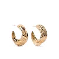 Cercei Self-Portrait Gold Sculpted Hoop Earrings Accessories Femei