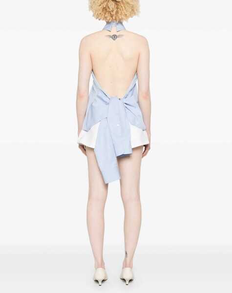 Bluze Stella McCartney Sleeveless Top With Panel BABY BLUE Femei (BM 17456806) 4