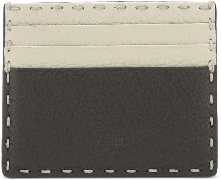 Portofele Fendi Card Holder Saddlery BEIGE Barbati (BM 17456851) 2