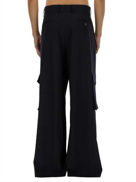 Pantaloni casual Dries Van Noten Cargo Pants BLUE Barbati (BM 17456863) 3