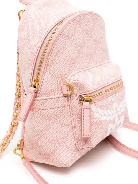 Rucsacuri MCM Backpack Stark Lauretos PINK Femei (BM 17456875) 3