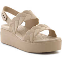 Slapi Brooklyn Woven Low Wedge Chai Femei