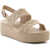 Crocs Brooklyn Woven Low Wedge Chai Beige