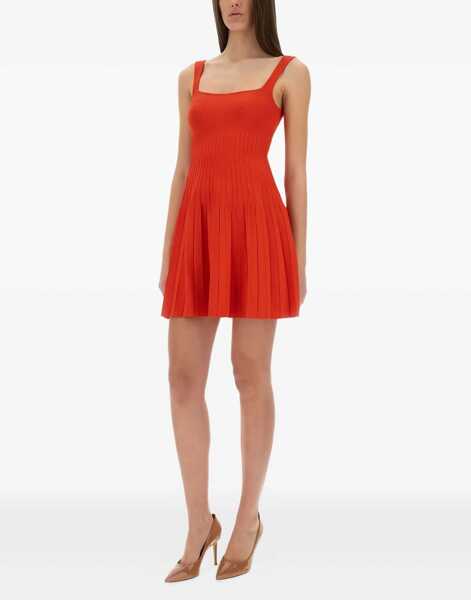 Rochii casual STAUD Ellison Short Dress RED Femei (BM 17457064) 2