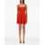 STAUD "Ellison" Short Dress RED