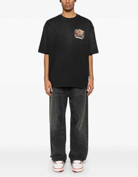 Tricouri AMIRI Jazz Hideaway T-Shirt BLACK Barbati (BM 17457073) 2