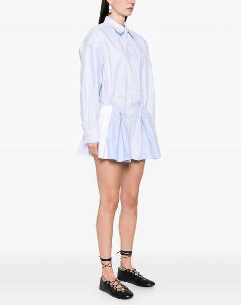 Costume Alexander Wang Short Striped Overalls AZURE Femei (BM 17457082) 3