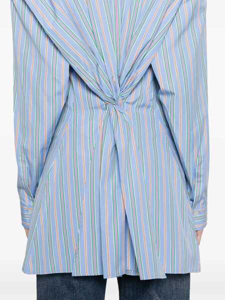 Bluze ETRO Jacquard Shirt And Knot In The Back BABY BLUE Femei (BM 17457088) 5