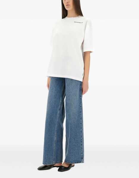 Tricouri Aspesi Make My Heart Sing T Shirt WHITE Femei (BM 17457097) 2