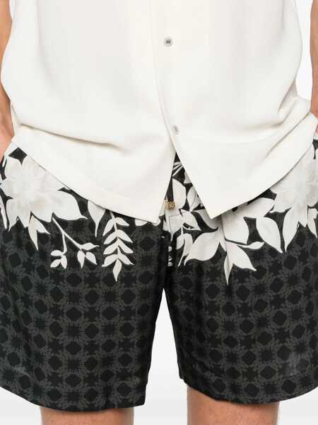 Pantaloni scurti AMIRI Bermuda Garden BLACK Barbati (BM 17457100) 5