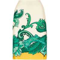 Fuste casual Floral Paisley Print Skirt Femei