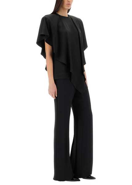 Bluze Stella McCartney Draped Top BLACK Femei (BM 17457175) 2