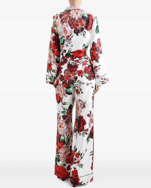 Pantaloni casual Dolce & Gabbana Rose Print Pajama Pants MULTICOLOUR Femei (BM 17457193) 3