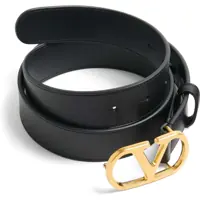 Curele Dama - Curele Valentino Garavani Vlogo Singature Belt BLACK Femei (BM 17457232) - B-mall.ro