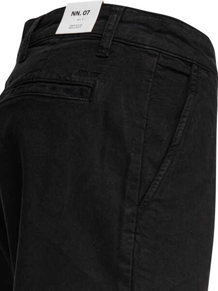 Pantaloni casual NN.07 Aden trousers Black Barbati (BM 17457468) 4