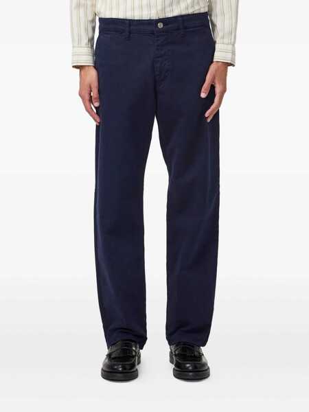 Pantaloni casual NN.07 Aden trousers Blue Barbati (BM 17457474) 2