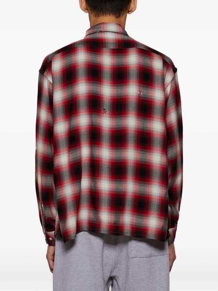 Camasi casual SAINT M Rayon check shirt Red Barbati (BM 17457834) 5