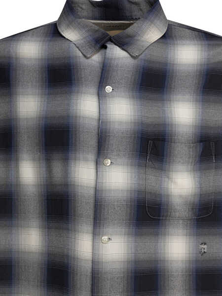 Camasi casual SAINT M Rayon check shirt Blue Barbati (BM 17457837) 3