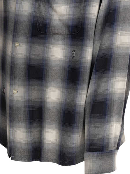 Camasi casual SAINT M Rayon check shirt Blue Barbati (BM 17457837) 4