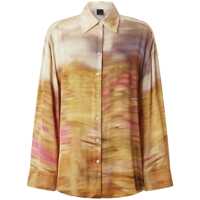 Camasi Pinko Life Printed Viscose Shirt Femei