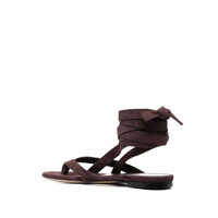 Pantofi THE ATTICO Dama - Pantofi cu toc THE ATTICO The Attico Beth Flat Sandals BROWN Femei (BM 17458956) - B-mall.ro
