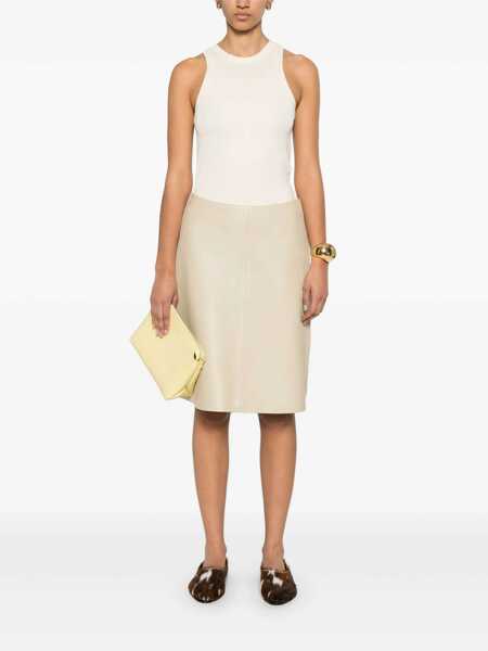 Topuri TOTME TOTEME Sleeveless Top Beige Femei (BM 17459079) 2