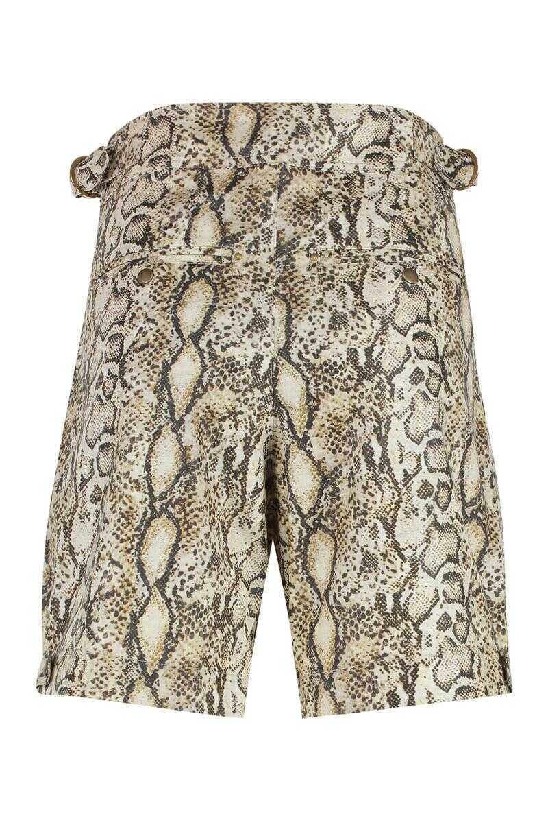 Pantaloni casual Isabel Marant Isabel Marant Felize Printed Bermuda Shorts Multicolor Femei (BM 17460159) 2