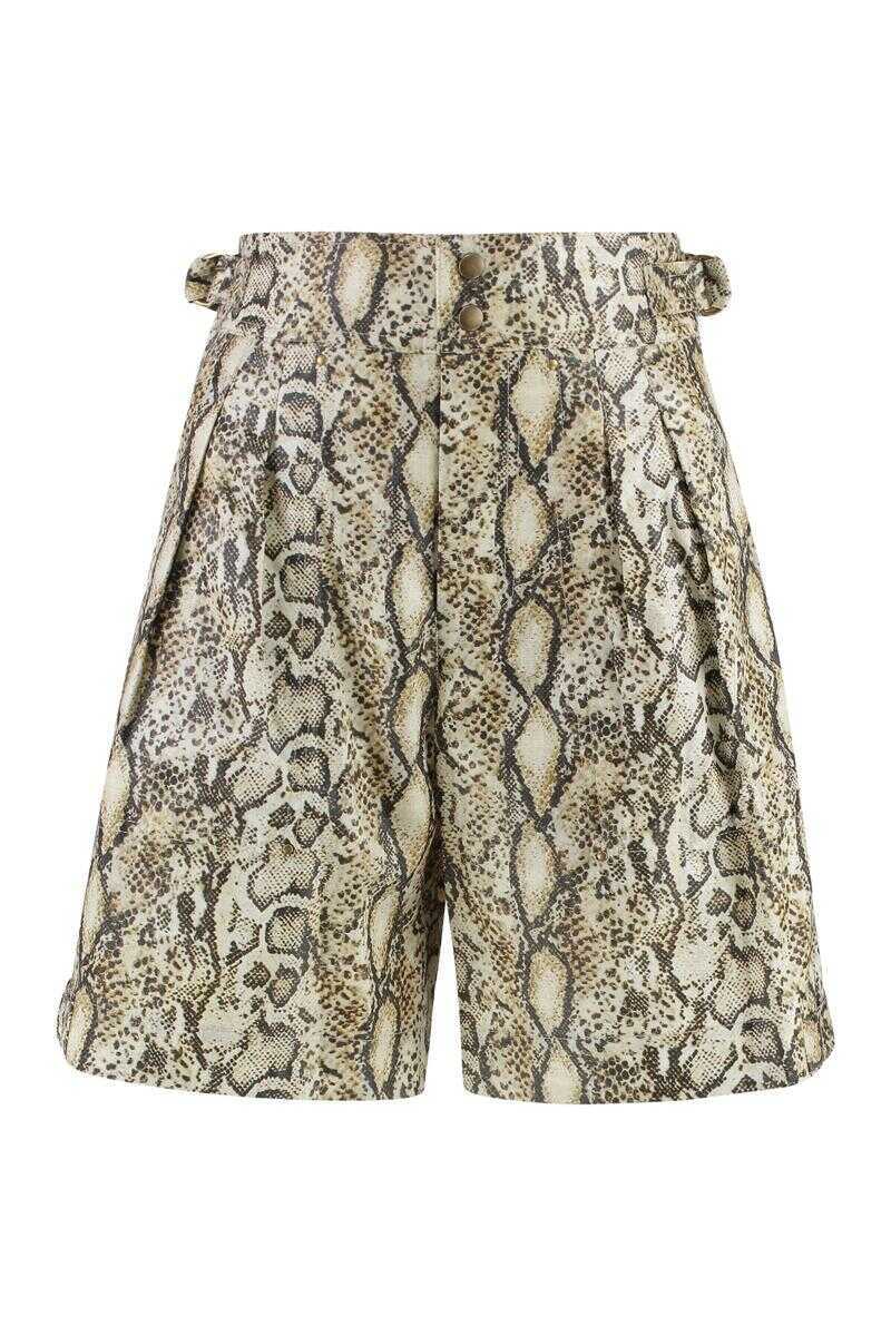 Pantaloni casual Isabel Marant Isabel Marant Felize Printed Bermuda Shorts Multicolor Femei (BM 17460159) 1