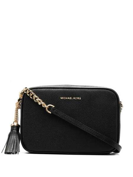 Genti de umar Michael Kors Michael Kors Ginny Leather Crossbody Bag Black Femei (BM 17460288) 2