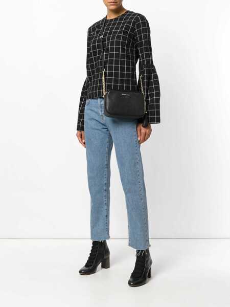 Genti de umar Michael Kors Michael Kors Ginny Leather Crossbody Bag Black Femei (BM 17460288) 3