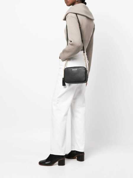 Genti de umar Michael Kors Michael Kors Ginny Leather Crossbody Bag Black Femei (BM 17460288) 4