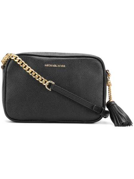 Genti de umar Michael Kors Michael Kors Ginny Leather Crossbody Bag Black Femei (BM 17460288) 1